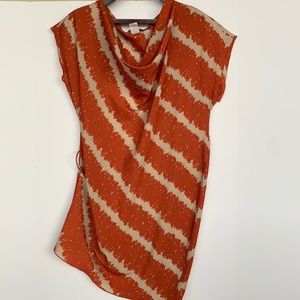 Fun and groovy dress to wear with your favorite knee high boots!